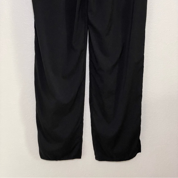 NWT The Foxy Kind Relaxed Rebel High Rise Drawstring Slit Hem Pants Black Medium - Picture 12 of 16